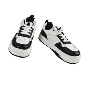 Vepose 8060 White Black Lace-Up Platform Sneaker, Size 9.5 (New)